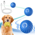 USB-Rechargeable Interactive Dog Ball with Plush Cover