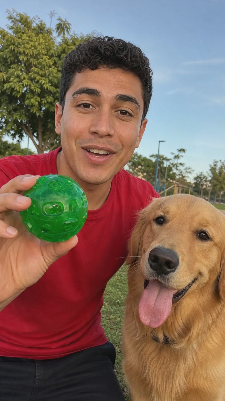 Waterproof Squeak Dog Toy Ball – Debora’s Pet Club